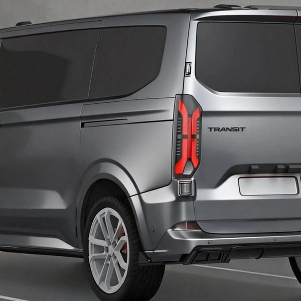 Ford Transit Custom MK2: Gloss Black Rear Diffuser 24+