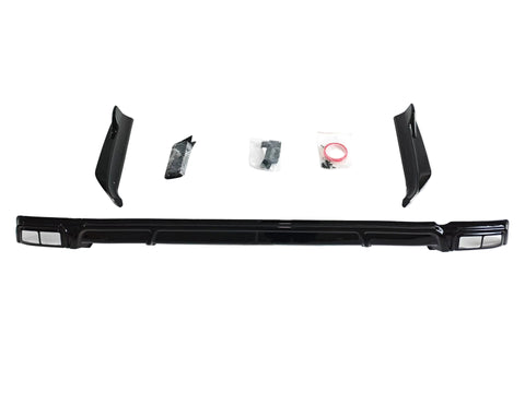 Ford Transit Custom MK2: Gloss Black Rear Diffuser 24+