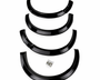 Ranger - T9 Wildtrak: Gloss Black Wheel Arch Fender Flares with Sensors 23+
