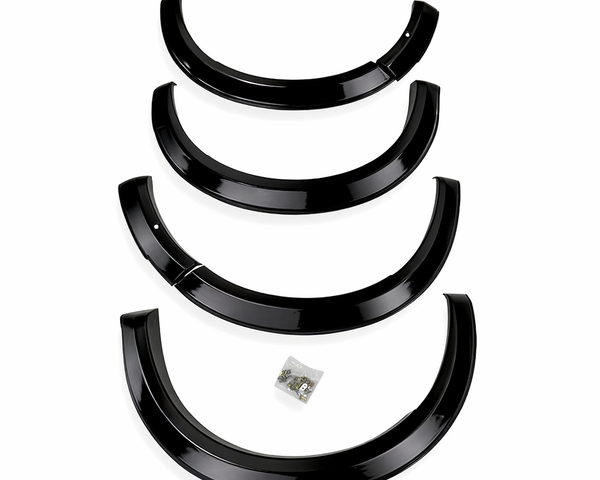 Ranger - T9: Gloss Black Wildtrak Smooth Fender Flares with Sensor 22+