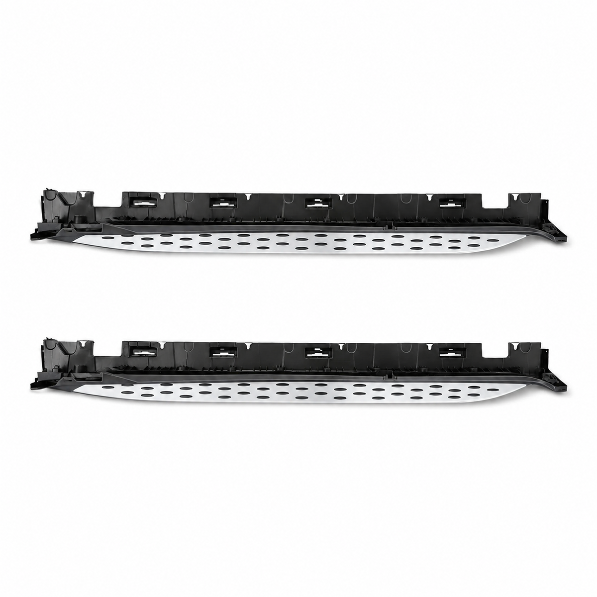 GLC - W253: Silver Side Steps Running Boards 16-22