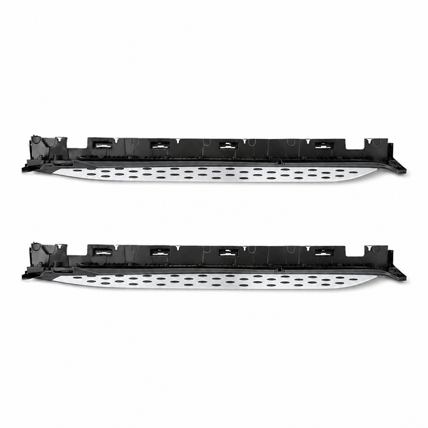 GLC - W253: Silver Side Steps Running Boards 16-22
