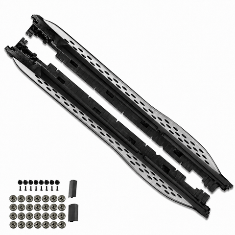 GLC - W254: Silver Side Steps Running Boards 23+