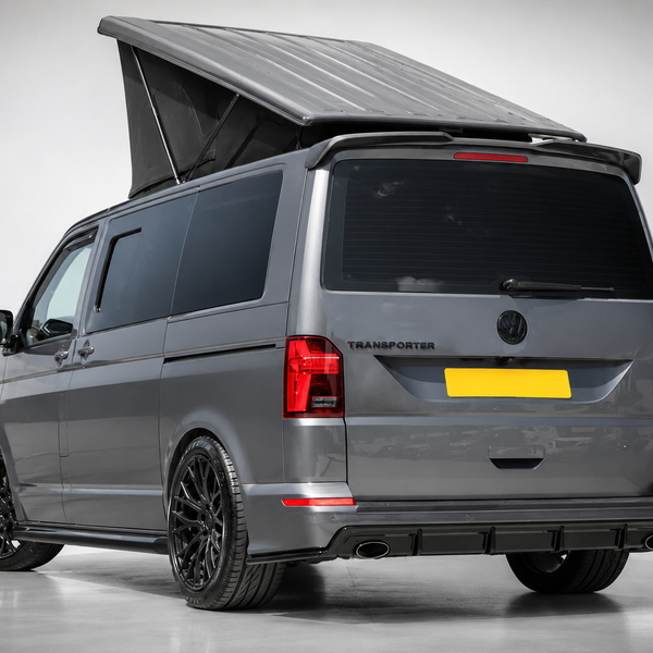 Transporter - T5/T6 SWB: Black Side Bars 05-23