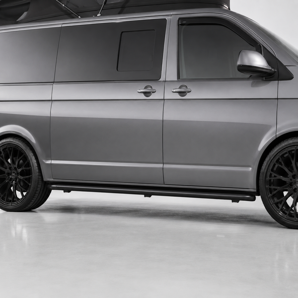 Transporter - T5/T6 SWB: Black Side Bars 05-23