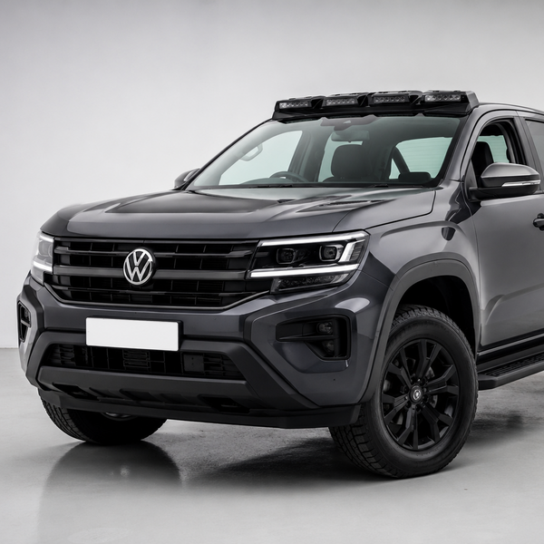 Amarok - MK2: Gloss Black V2 Style LED Roof Light Bar 22+