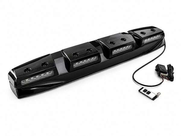 Amarok - MK2: Gloss Black V2 Style LED Roof Light Bar 22+