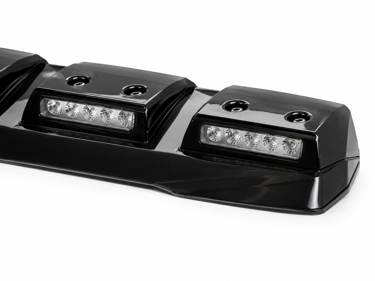 Amarok - MK2: Gloss Black V2 Style LED Roof Light Bar 22+