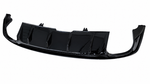 A5 - B9: Gloss Black S5 Style Rear Diffuser without Tips 16-19