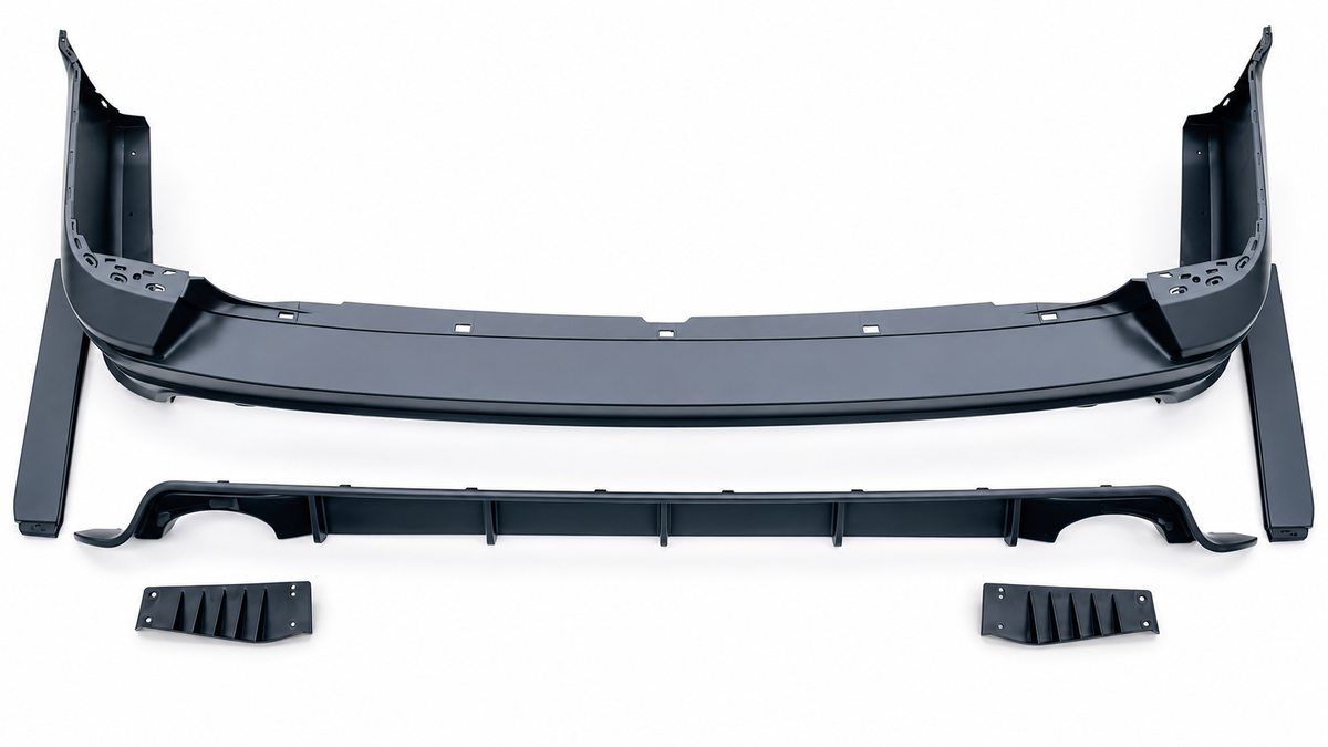 Transporter - T6: Primed Finish Rear Bumper & Diffuser 15-19