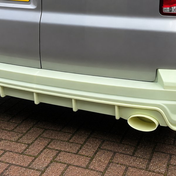 Transporter - T6: Primed Finish Rear Bumper & Diffuser 15-19