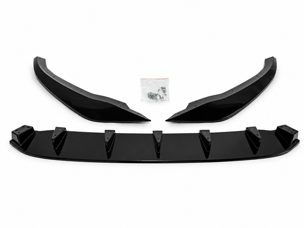 Q8 - 4M Facelift: Gloss Black V2 Style Front Splitter 24+