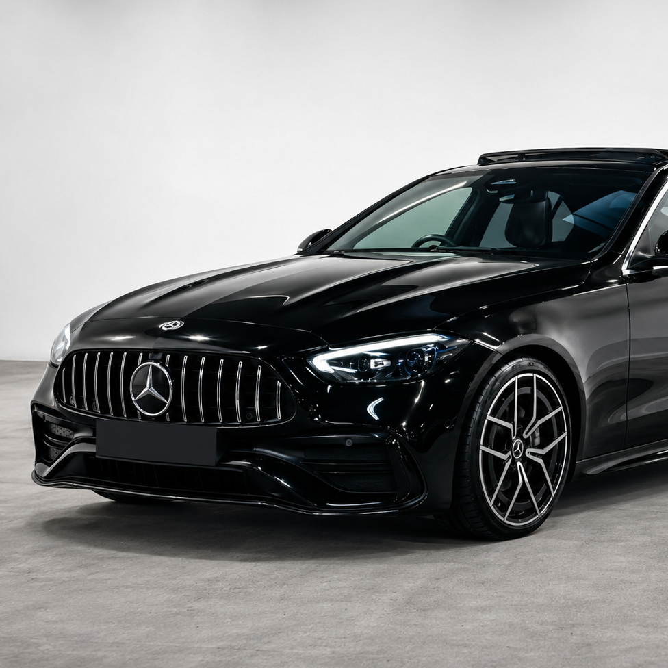 C-Class - W206: Chrome GT Panamericana Style Grill 21+