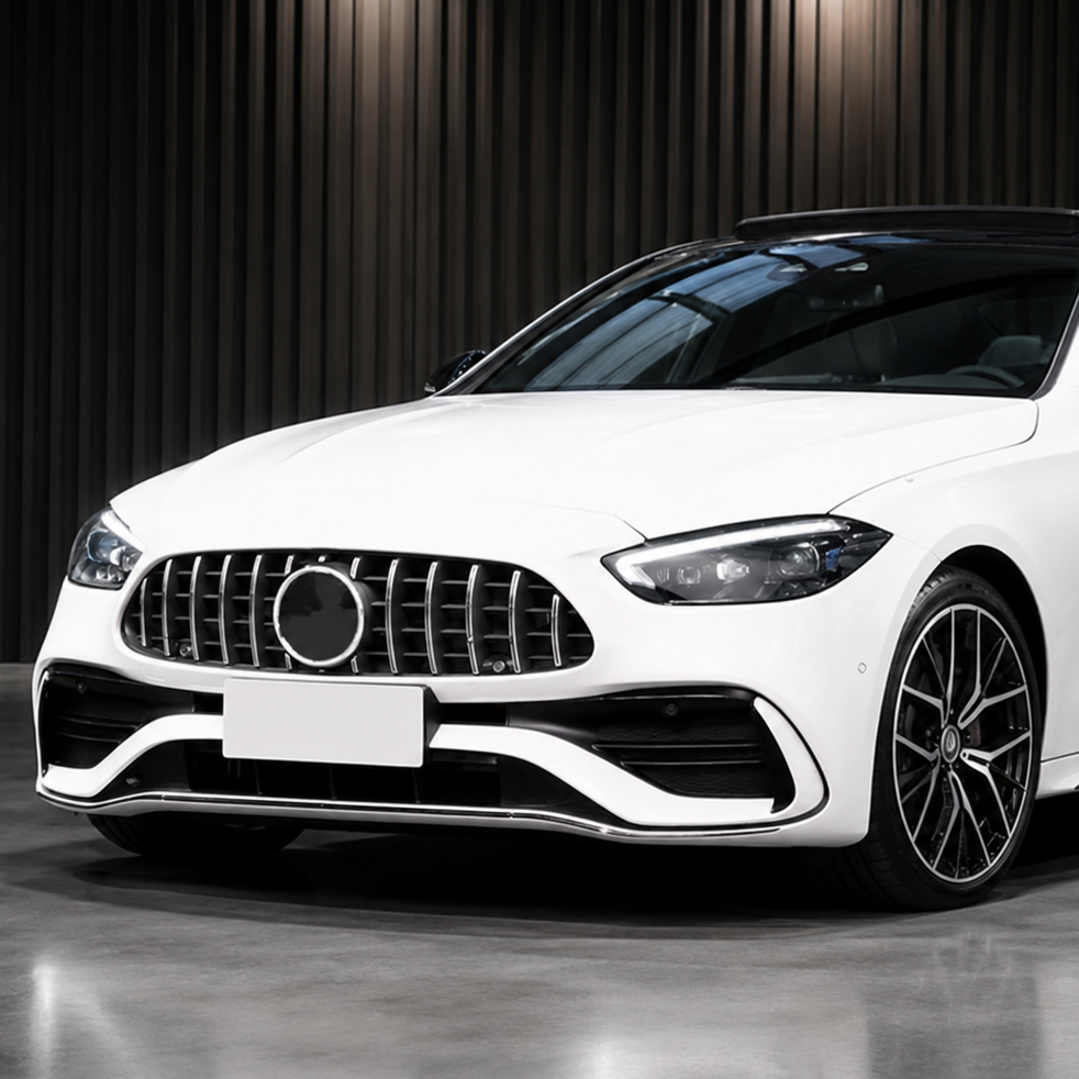 C-Class - W206: Chrome GT Panamericana Style Grill 21+