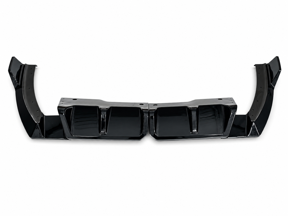 XM - G09: Gloss Black V1 Style Rear Diffuser 23+