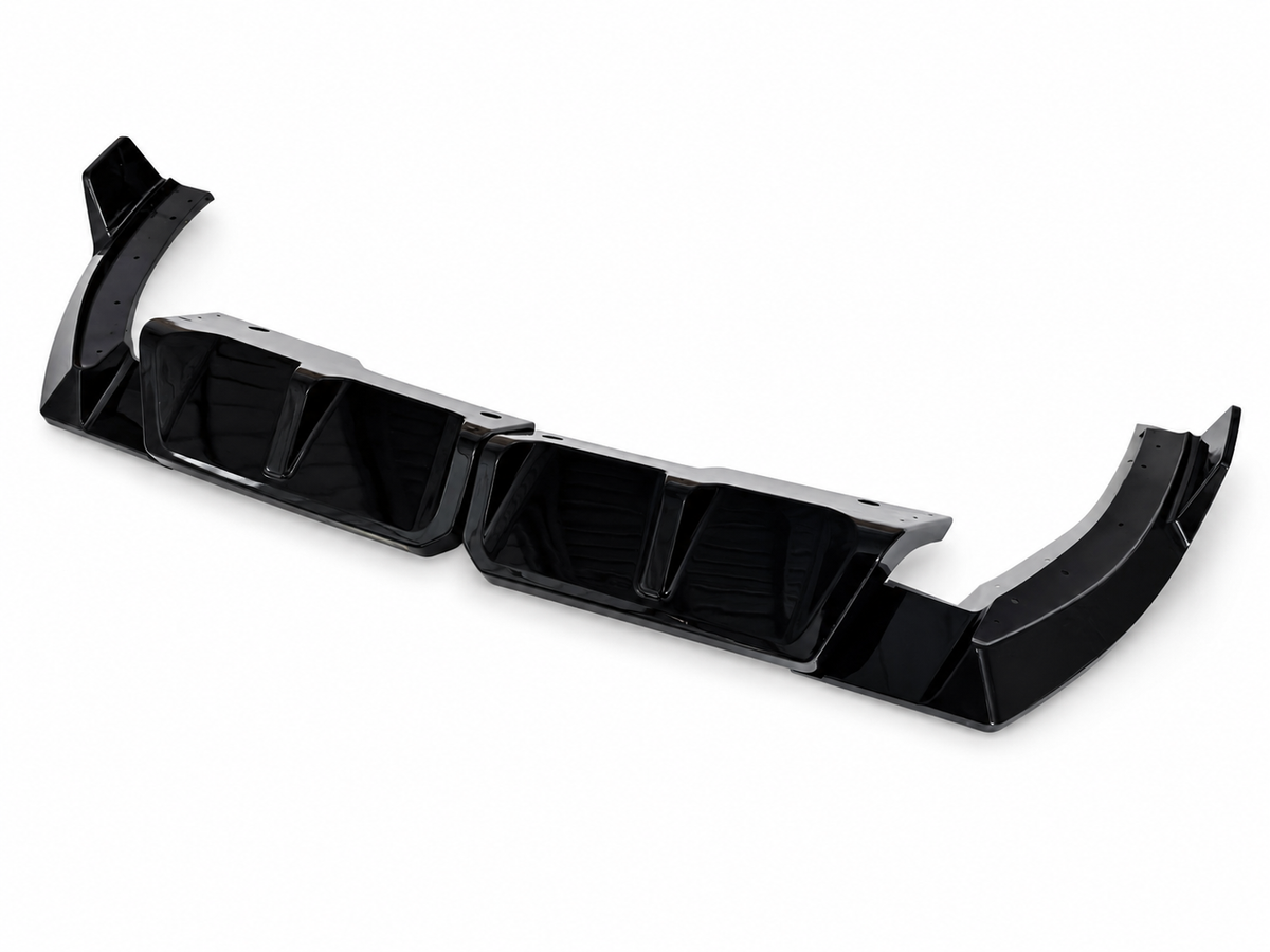 XM - G09: Gloss Black V1 Style Rear Diffuser 23+