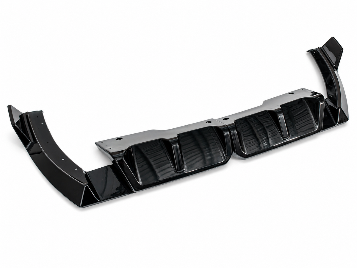 XM - G09: Gloss Black V1 Style Rear Diffuser 23+