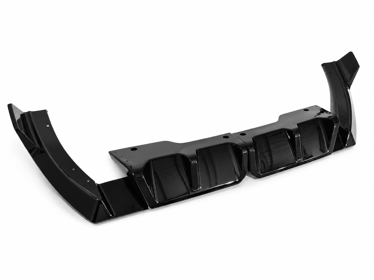 XM - G09: Gloss Black V1 Style Rear Diffuser 23+