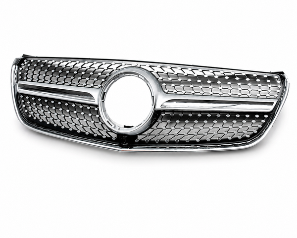 V Class - W447: Gloss Black Diamond Silver Grill 15-19