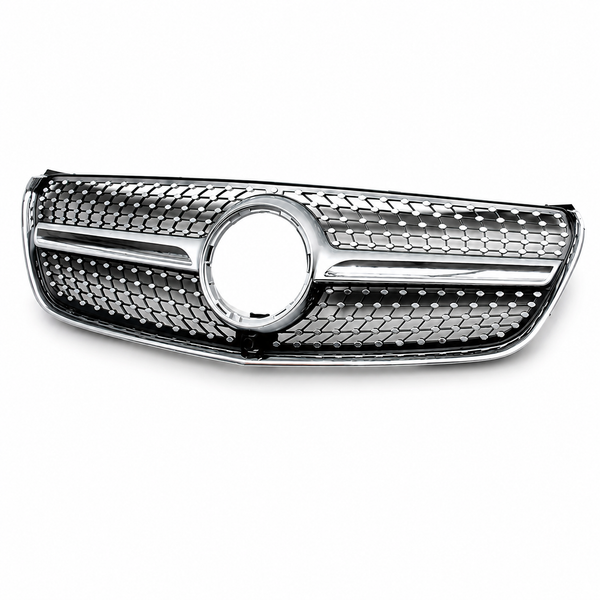 V Class - W447: Gloss Black Diamond Silver Grill 15-19