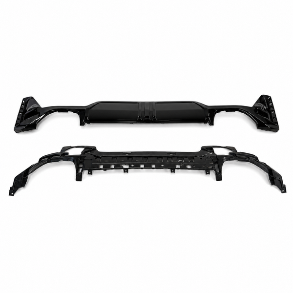 3 Series - G20: Gloss Black MP Style Rear Diffuser with Tips 22+