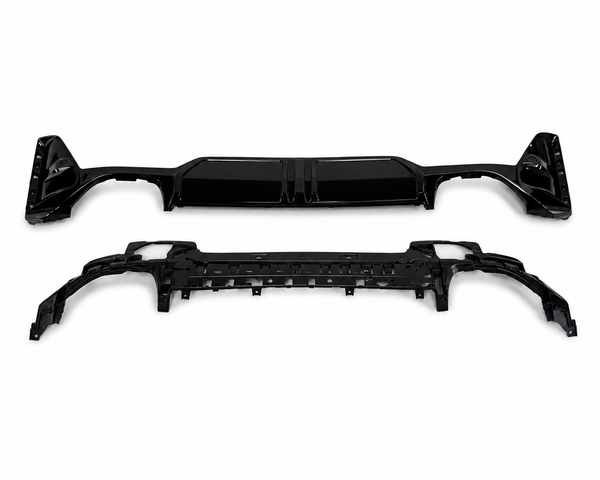 3 Series - G20: Gloss Black MP Style Rear Diffuser with Tips 22+