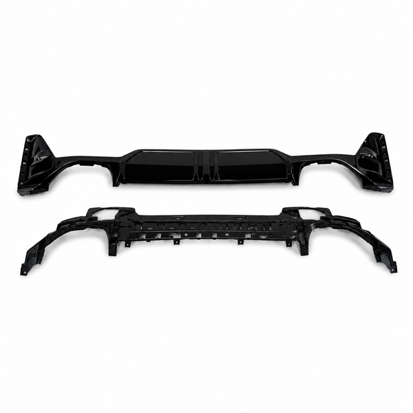 3 Series - G20: Gloss Black MP Style Rear Diffuser with Tips 22+