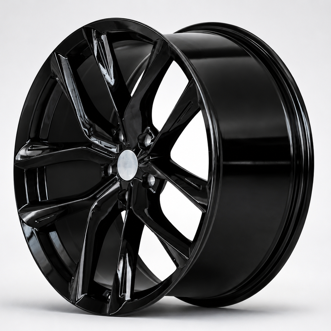 Ford Transit Connect - MK1: Gloss Black Multi Spoke Style Alloy Wheels