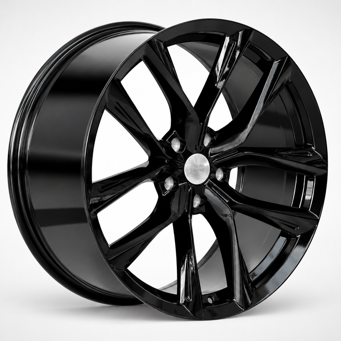 Ford Transit Connect - MK1: Gloss Black Multi Spoke Style Alloy Wheels
