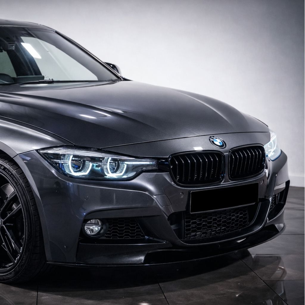3 Series - F30/F31: Gloss Black Single Slat Grill 12-18