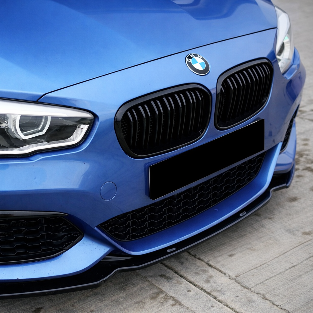 1 Series - F20/F21 Facelift LCI: Gloss Black Double Slat Grill 15-19