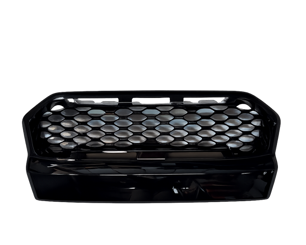 Ranger - T7: Gloss Black Badgeless Grill 15-17