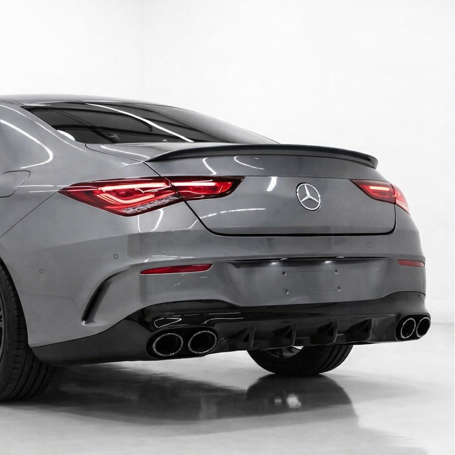 CLA - W118: Gloss Black AMG Style Spoiler 19-23