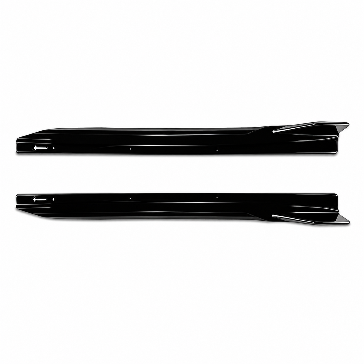 X3 - G45: Gloss Black Side Skirts 24+