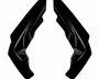 M2 - G87: Gloss Black V1 Rear Canards 23+