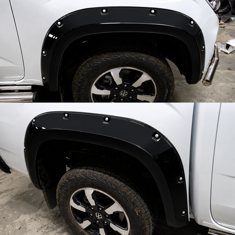 Amarok - MK2 NF: Gloss Black Fender Flare with Sensor 23+