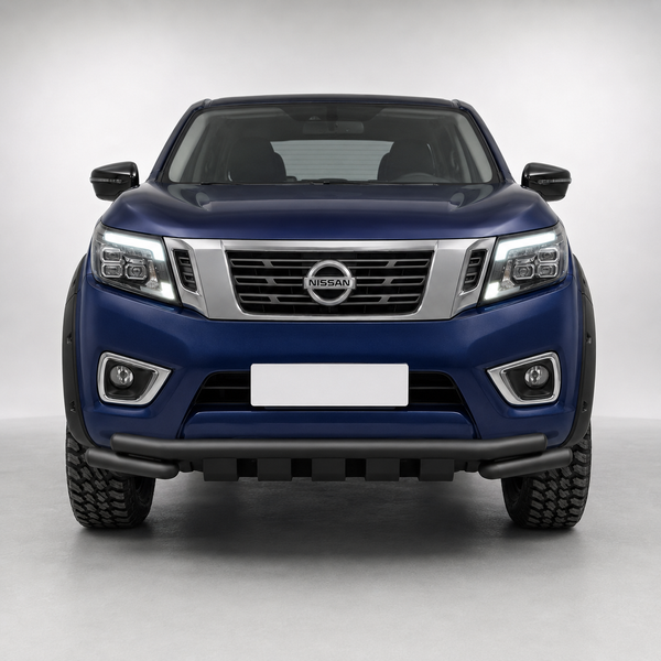 Navara - D23/NP300: Black Front Nudge Bar 14-24