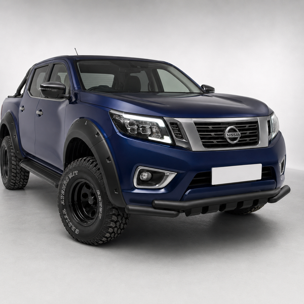 Navara - D23/NP300: Black Front Nudge Bar 14-24