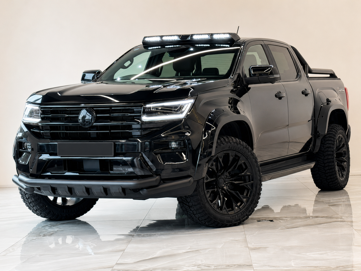 Amarok - MK2 NF: Gloss Black Fender Flare with Sensor 23+
