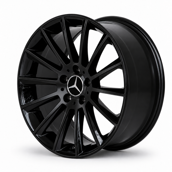 C Class - W205/C205/W206: 20" Gloss Black Turbine Style Alloy Wheels 14-22