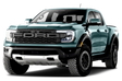 Ford Ranger - T9 Facelift: Matt Black Raptor Style Front Grill 23+