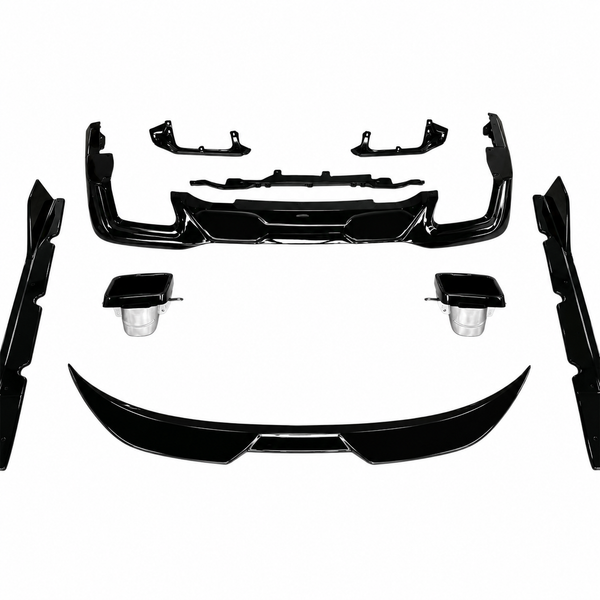 2 Series Gran Coupe - F44: Gloss Black Body Kit (With Exhaust Tips) 20+