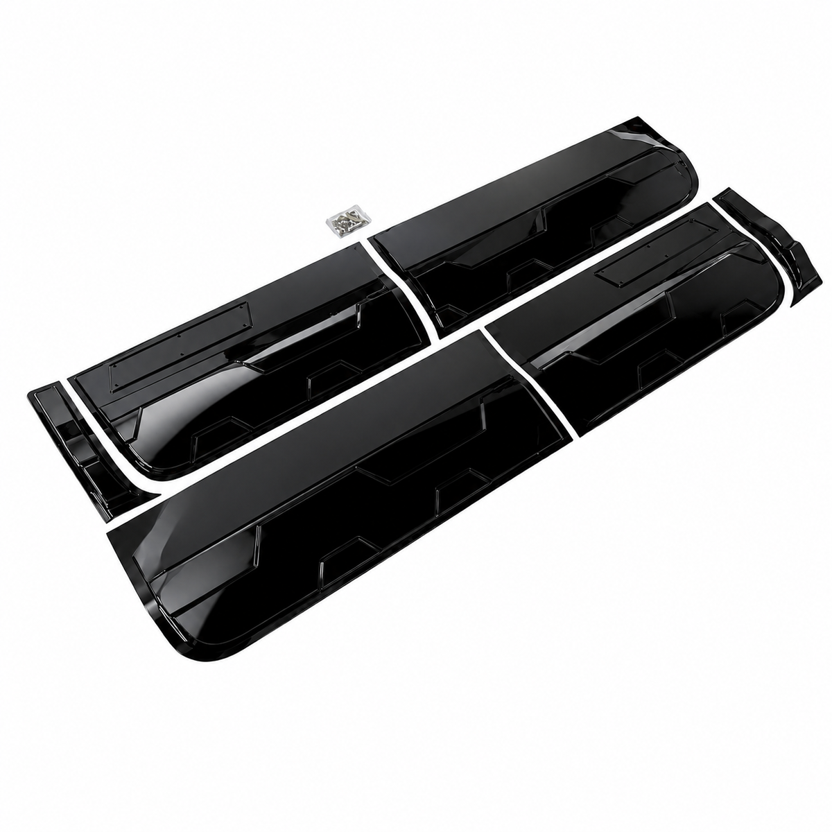 Cladding Car Kit Ford Ranger T6 T7 T8 Gloss Black Car Exterior Body Cladding Kit ...