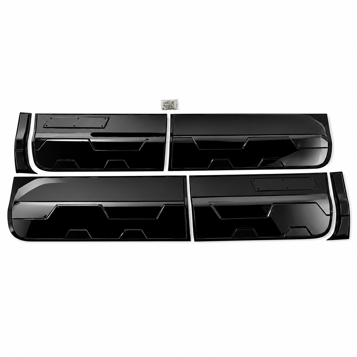 Ranger - T6/T7/T8: Gloss Black Body Cladding Kit 12-22