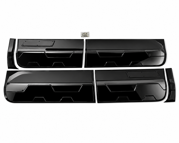 Ranger - T6/T7/T8: Gloss Black Body Cladding Kit 12-22