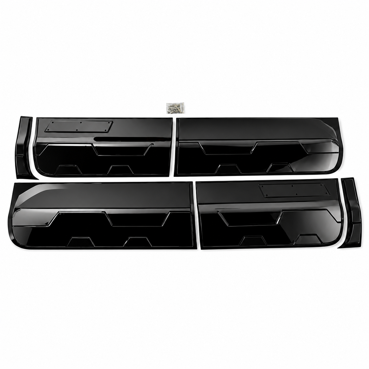 Ranger - T6/T7/T8: Gloss Black Body Cladding Kit 12-22