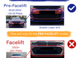 Car front grills are compared: The 