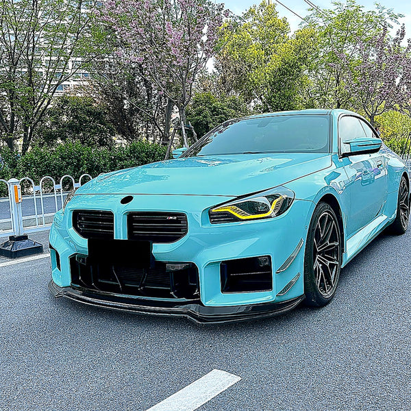 M2 - G87: Gloss Black V1 Front Splitter 23+