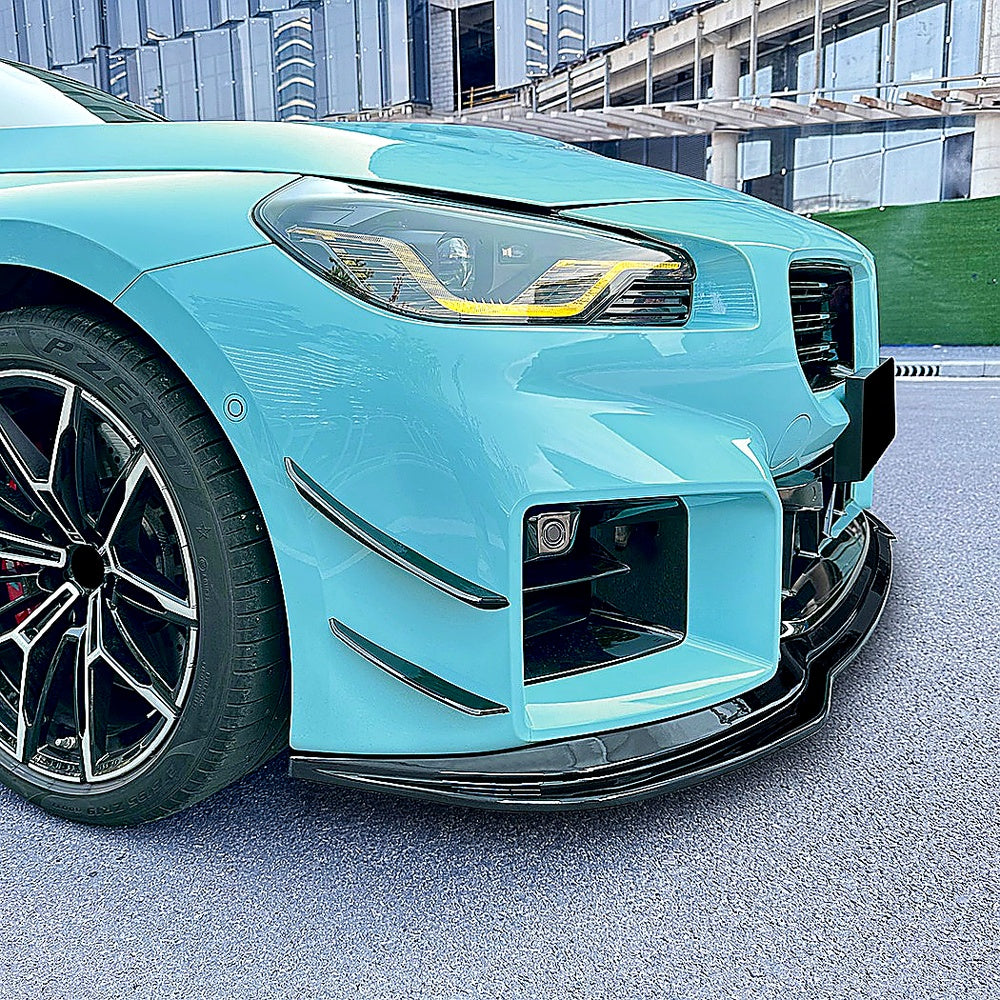 M2 - G87: Gloss Black V1 Front Splitter 23+