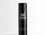 A black cylindrical deodorizer canister labeled 